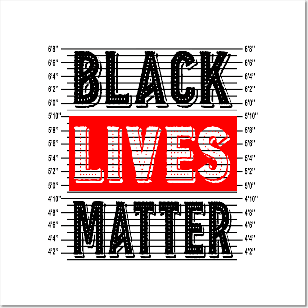 Black Lives Matter Wall Art by Kamisan Bos